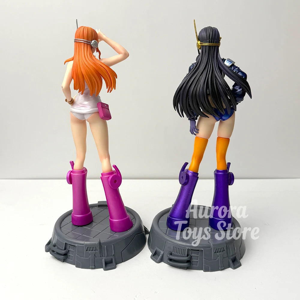 26cm/10.24in Anime ONE PIECE Figure Robin Nami Action Figures Pvc Collection Model Toys for Gifts