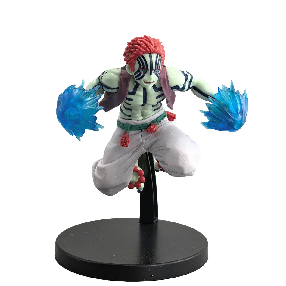 Bandai Anime Demon Slayer Figure Model Juuni Kitsuki Akaza Battle Figure Kimetsu No Yaiba Desktop Decoration Collection Gift
