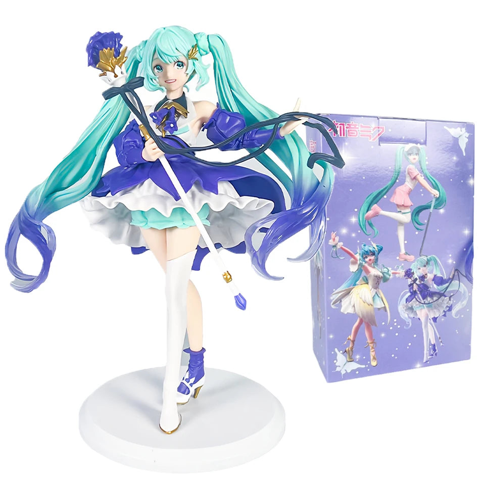 Hatsune Miku Figure Bauhinia Flower Sour Berry Candy Hatsune Miku Anime Beautiful Goddess Figure Tabletop lovely Decorations Toy