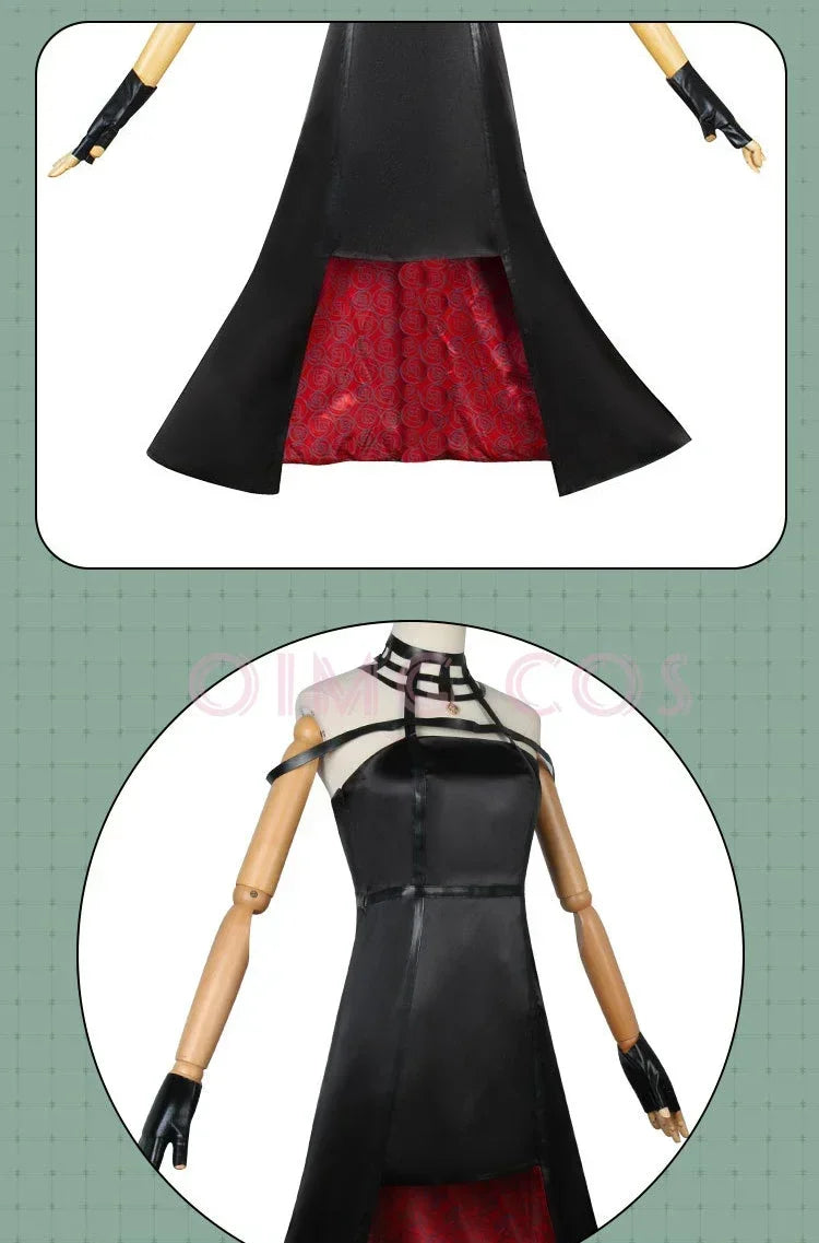 Yor Forger Cosplay Long Sweater Costume Anime Spy family Full Set Carnival Uniform Halloween Party Masquerade for Women Game