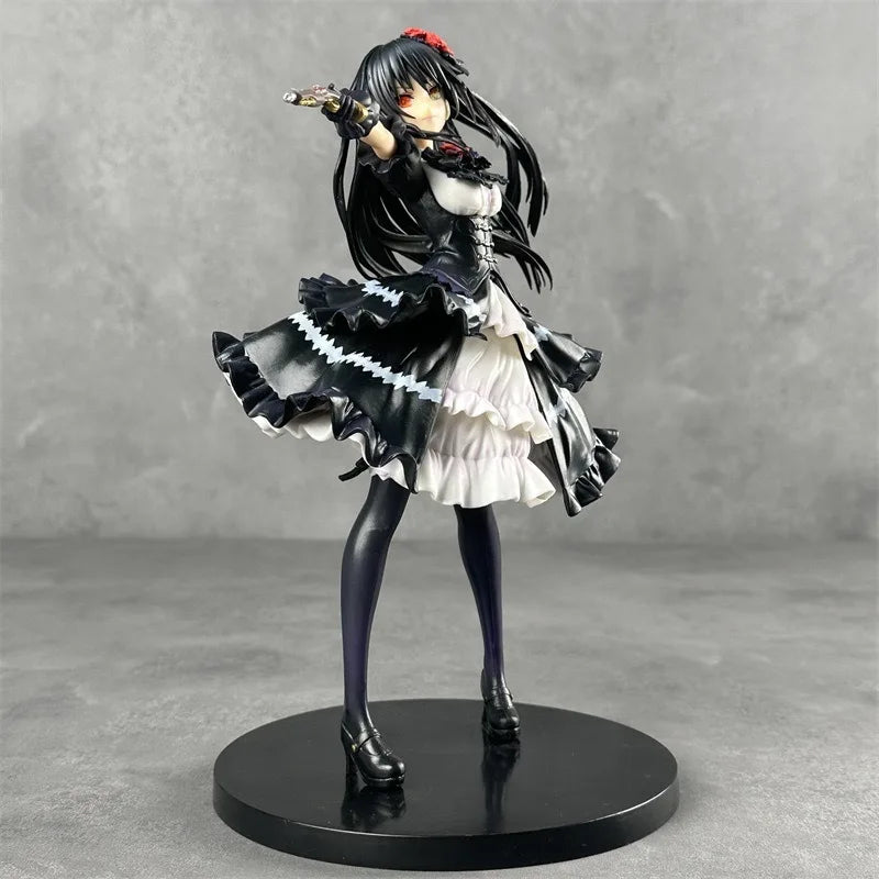 Anime Tokisaki Kurumi Figure Zafkiel Black Kurumi Figurine Date A Live Statue House Decoration Desk Room Accessories Toy Gift