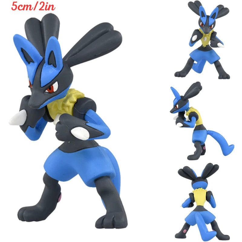 Pokemon Oringinal Psyduck Riolu Lucario Cinderace Armarouge Figure Toys Anime Tyranitar Dragapult Ceruledge Floragato Model Doll