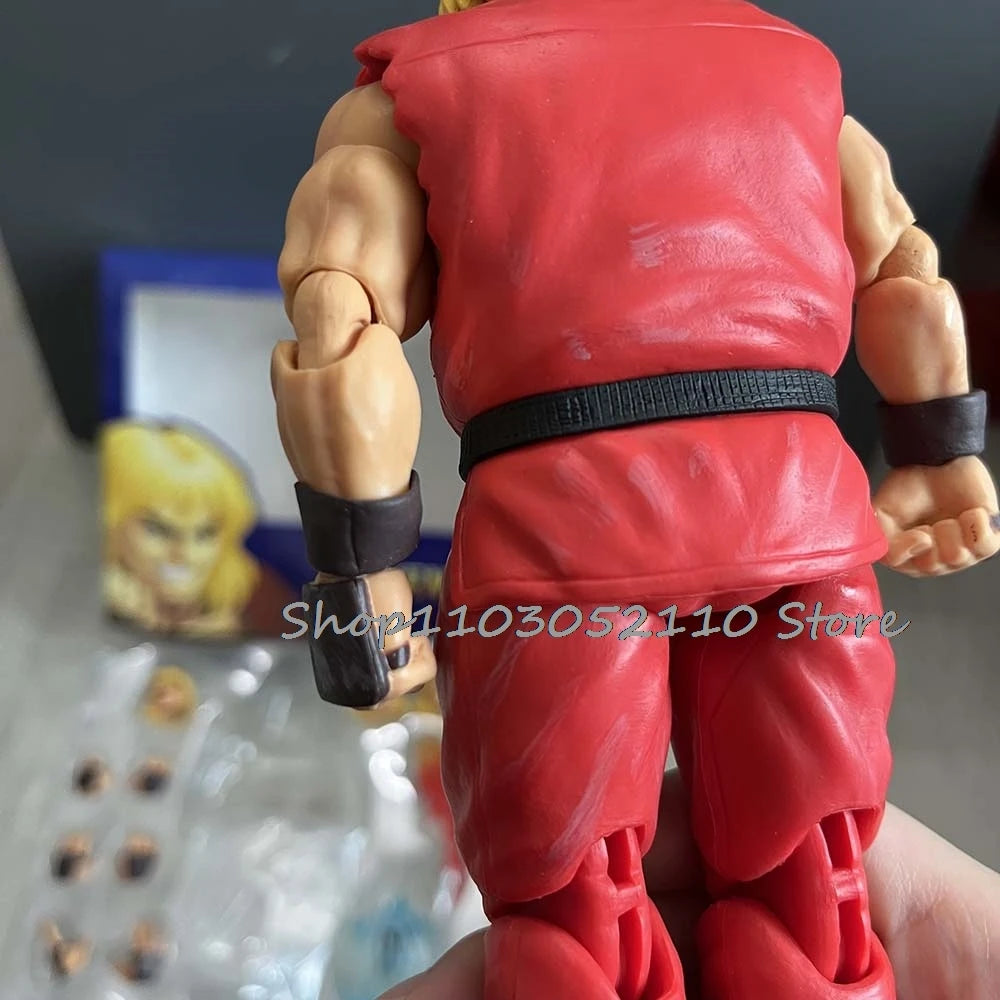 ST Street Fighter Guile Ken Ryu Action Figure Anime The Final Challengers Model Doll Statue Joint Movable Movie Toys Gifts