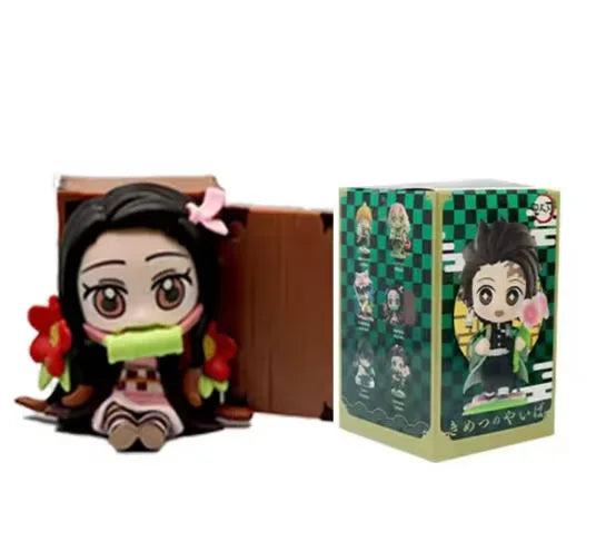 Bandai Anime Demon Slayer Figure Model Juuni Kitsuki Akaza Battle Figure Kimetsu No Yaiba Desktop Decoration Collection Gift