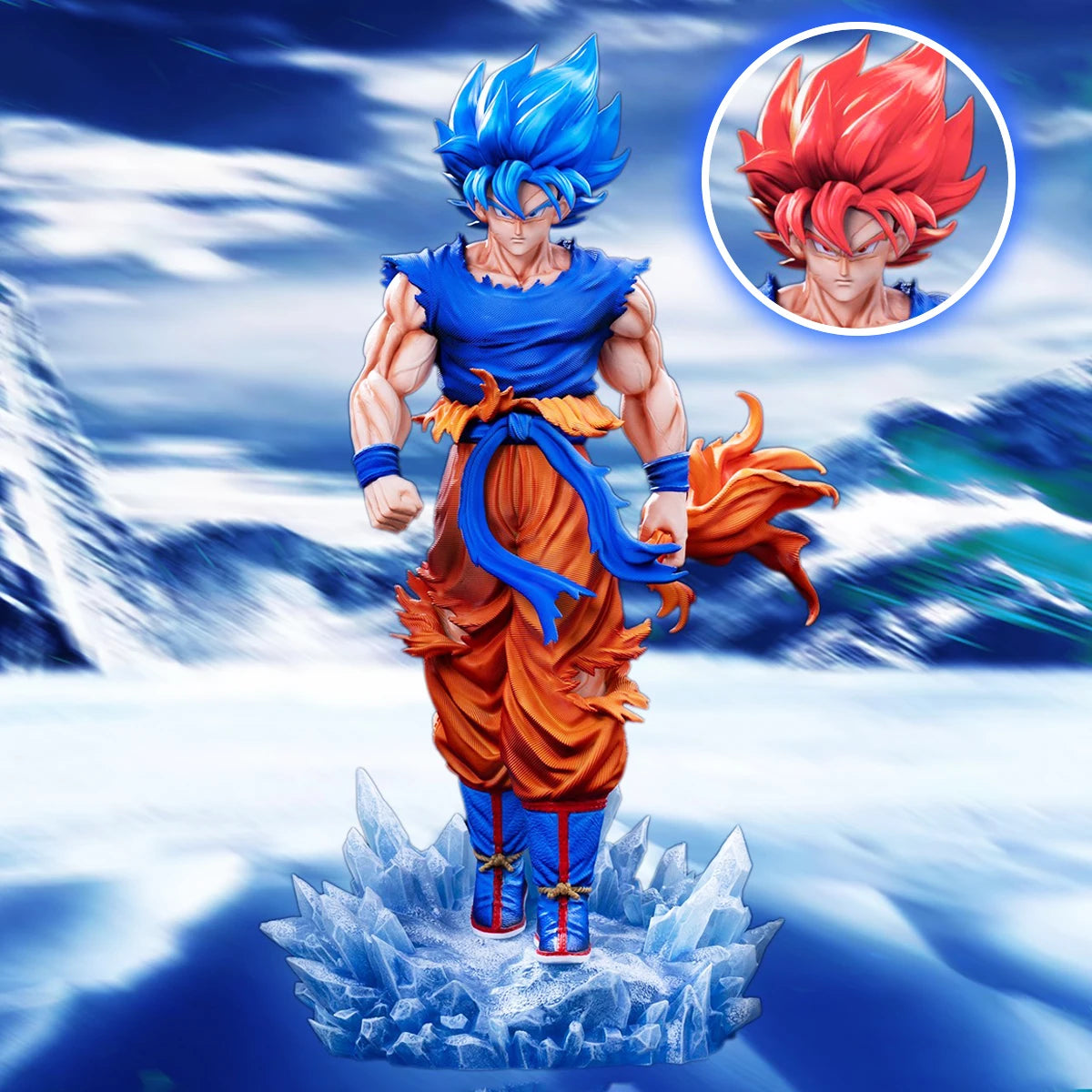 Anime Dragon Ball Z Goku Figure Super Saiyan Action Figure Collectible Statue Model Toy Gift