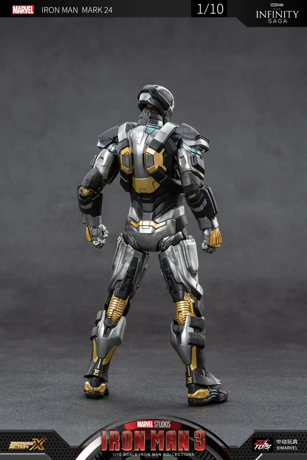 ZD Toys Iron Man Action Figure Mark 35 Red Snapper Iron Man MK 24 MK 22 MK 47 Tony Stark Ironman Figure Action Collect Toy Gift