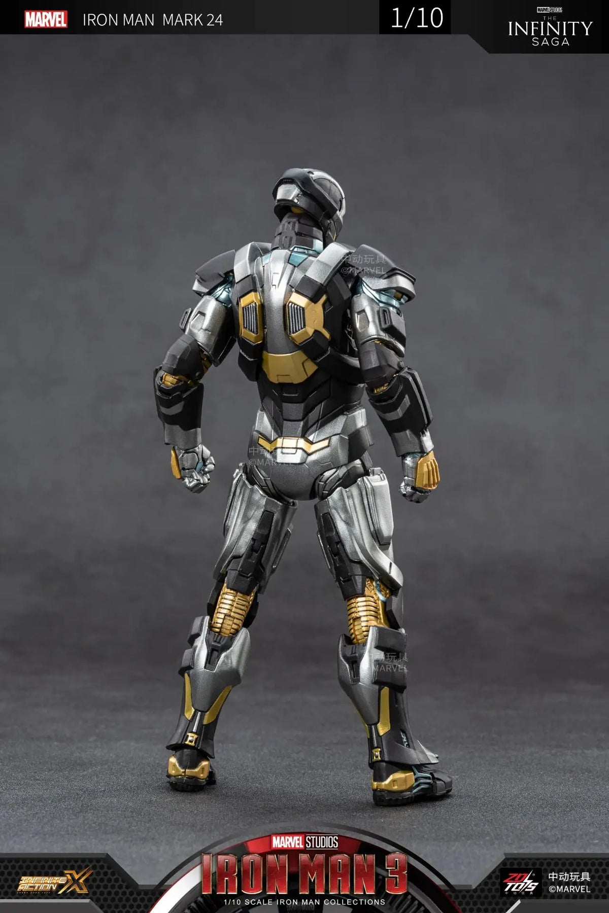 ZD Toys Iron Man Action Figure Mark 35 Red Snapper Iron Man MK 24 MK 22 MK 47 Tony Stark Ironman Figure Action Collect Toy Gift