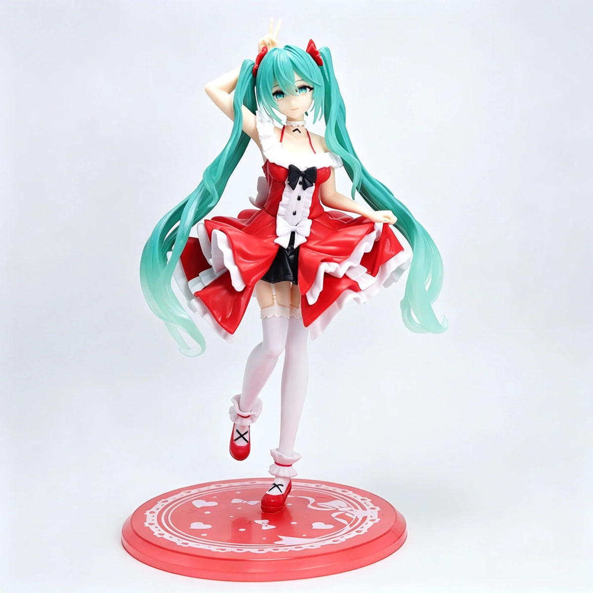 New Anime Hatsune Miku Action Figure Kawaii Collection Model Pink Sakura Kawaiii Doll Collectible Toys Cake Decor