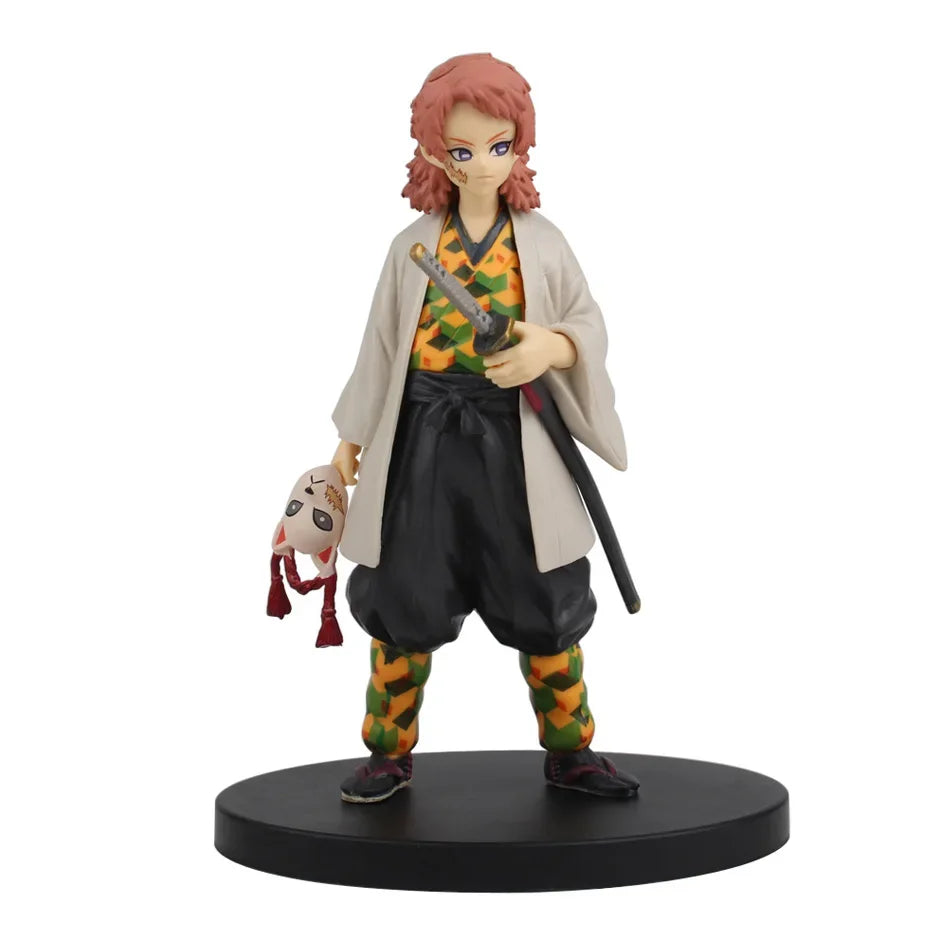 Anime Figure Demon Slayer Figures Kimetsu No Yaiba Doll Tanjiro Nezuko Zenitsu Figurine Inosuke Warrior Action Figure Model Toy