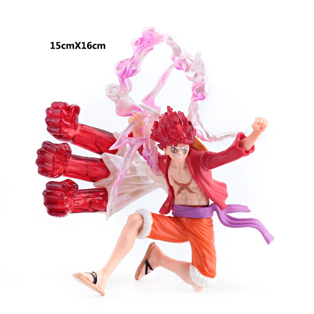 8-28cm One Piece Anime Figures Nika Luffy Gear 5th Action Figure Gear 5 Sun God Pvc Figurine Gk Statue Model Decoration Toys