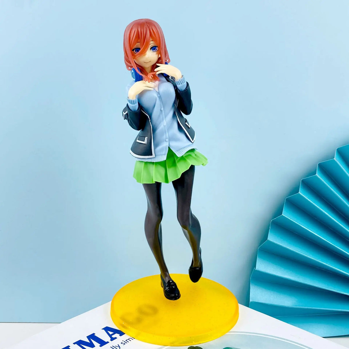 Anime Figure Nakano Nin Nakano Ichika Itsuki Action Figure JK School Uniform Girl Nakano Miku Figurine Collection Anime Gift