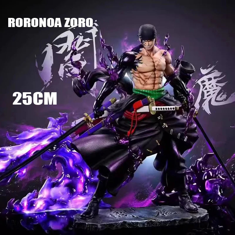New One Piece Zoro Figures Sky Painting Roronoa Zoro Action Figures Anime PVC Collection Model Toys Desktop Decoration Gifts