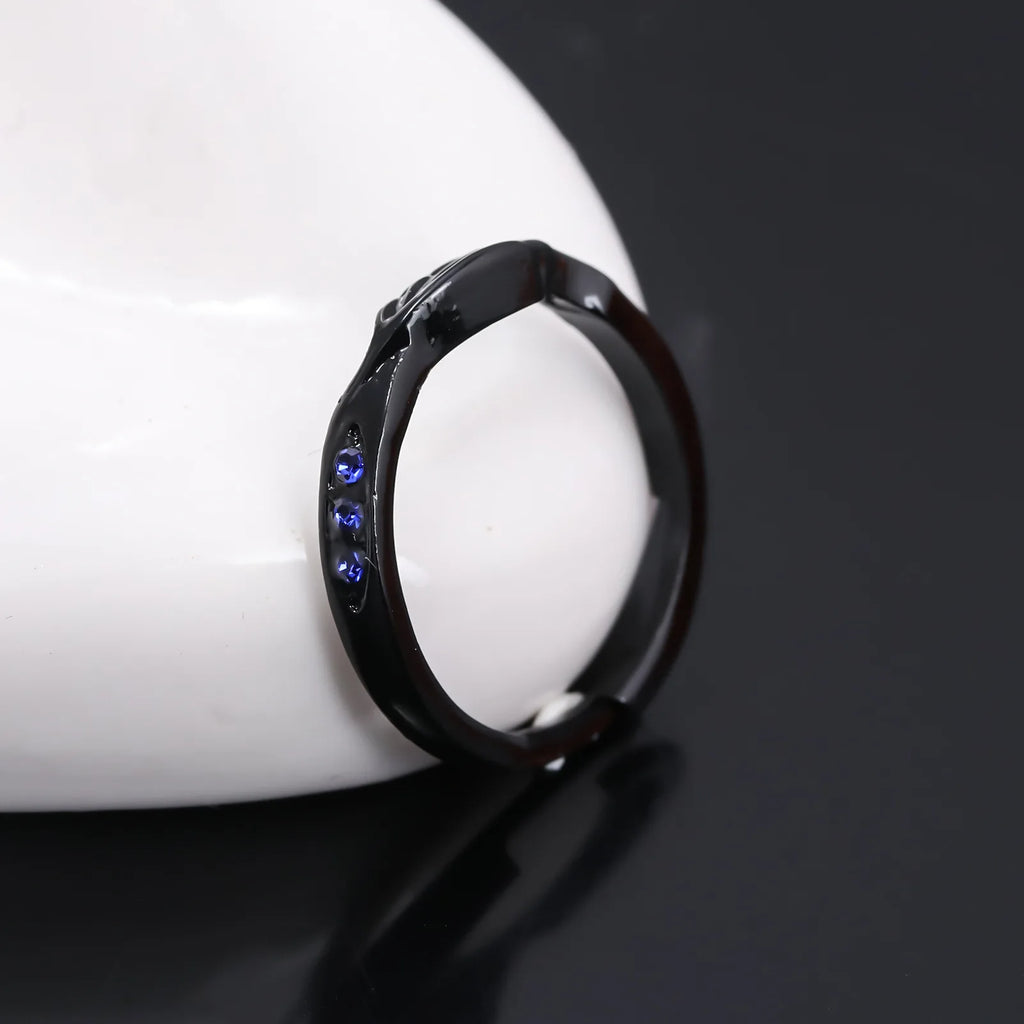 Brdwn Attack on Titan Unisex Eren Jager Mikasa Ackerman Cosplay Halloween Lovers Couple Ring