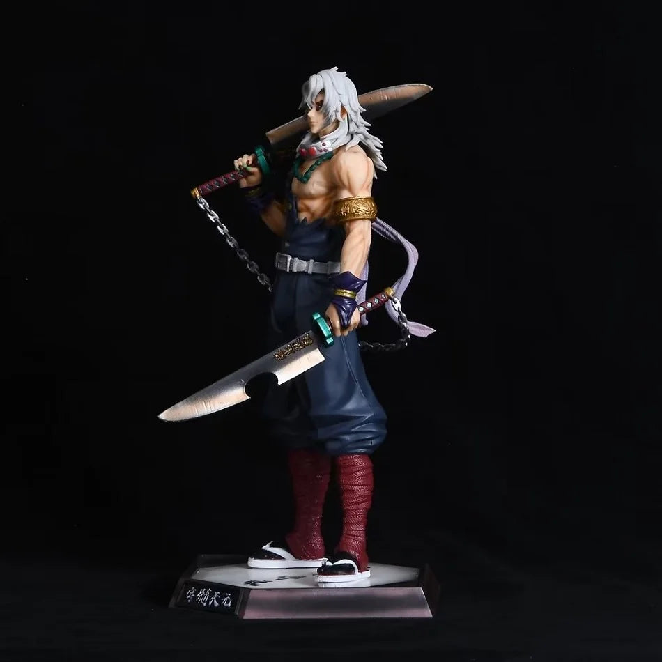 28-30cm Anime Demon Slayer Figure Kibutsuji Muzan Kamado Tanjirou Action Figure Model PVC Toy Peripheral Collection decoration