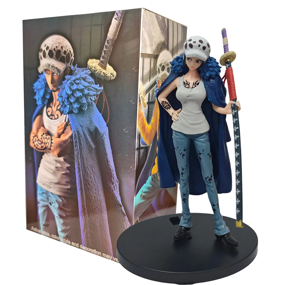 Hot One Piece Anime Figure  DXF EXTRA Trafalgar Law CHANGE PVC Collection Figurine Model Collectible Ornament Holiday Gift Toys﻿