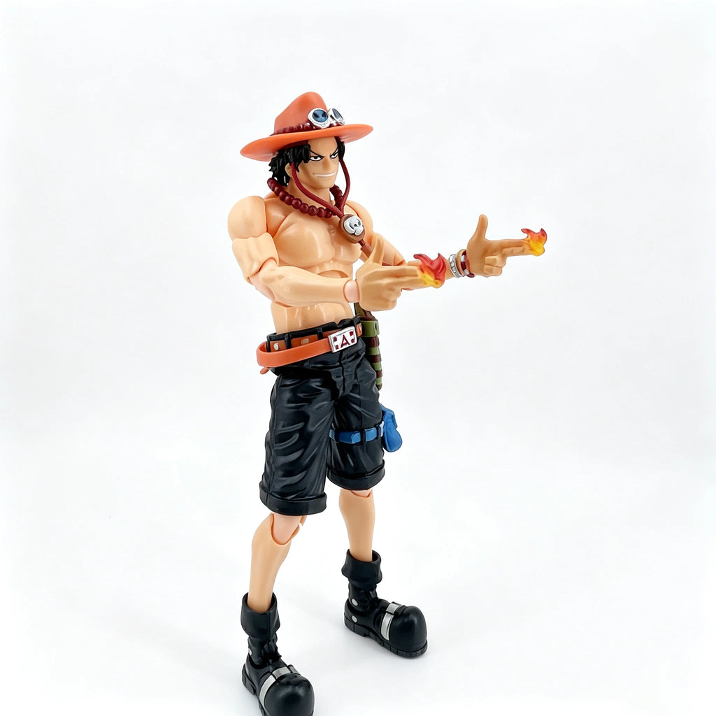 Bandai SHF Ace Articulated Action Figure Desktop Collectible Ornament, Perfect Gift for Boys Grade Anime Statue