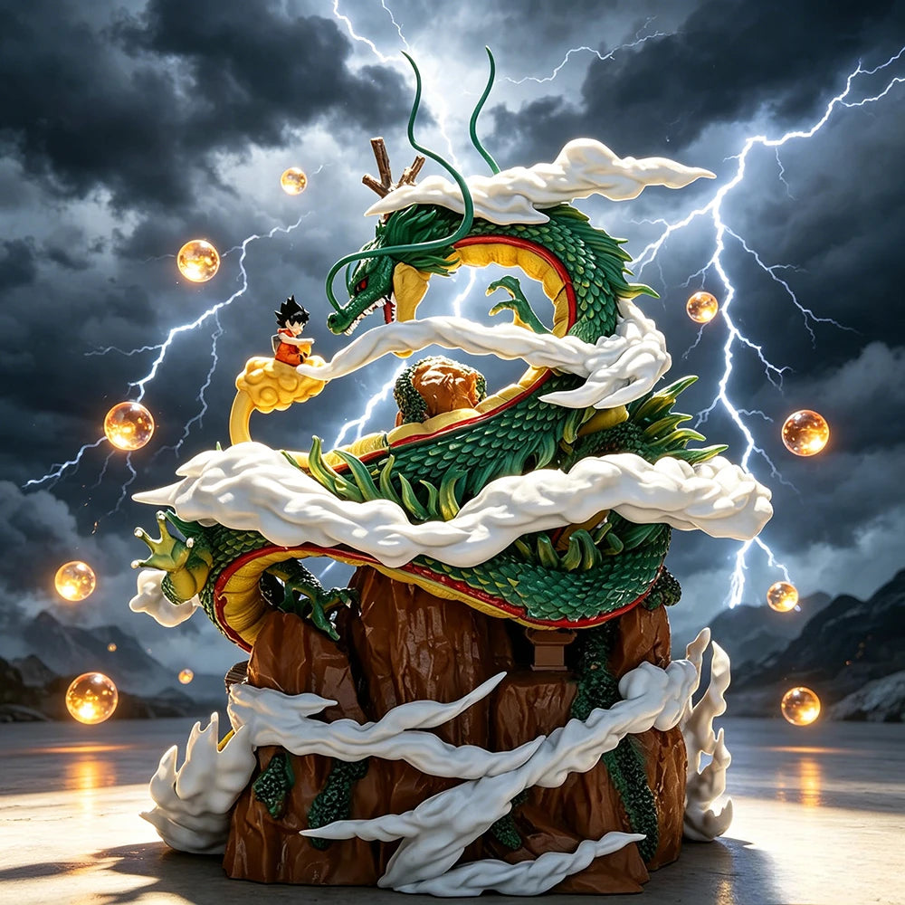 2026 New Hot 18.5cm/7.28in Anime Dragon Ball Z Figure Shenron Goku Action Figures Pvc Collection Model Toys for Gifts