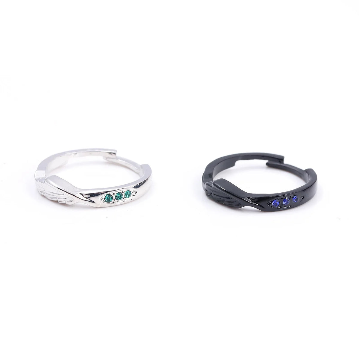 Brdwn Attack on Titan Unisex Eren Jager Mikasa Ackerman Cosplay Halloween Lovers Couple Ring