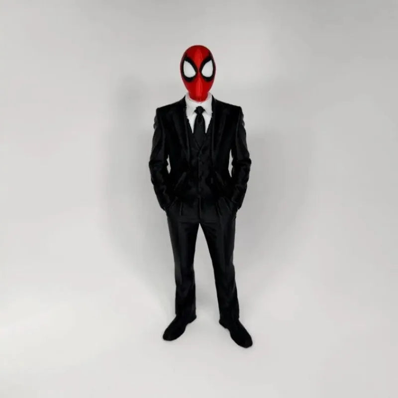 Spider Man Batman Sitting Posture Anime Figure Statue Statue Collection Model Toy Car Desktop Ornament Collect Toy Gift