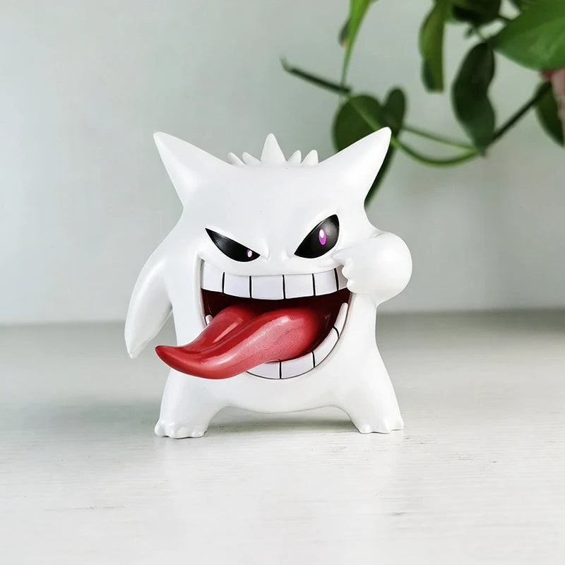 9cm Pokemon Kawaii Funny Gengar Tongue Out Action Figure Pocket Monsters Collect Doll Anime Model Toy Car Ornament Surprise Gift