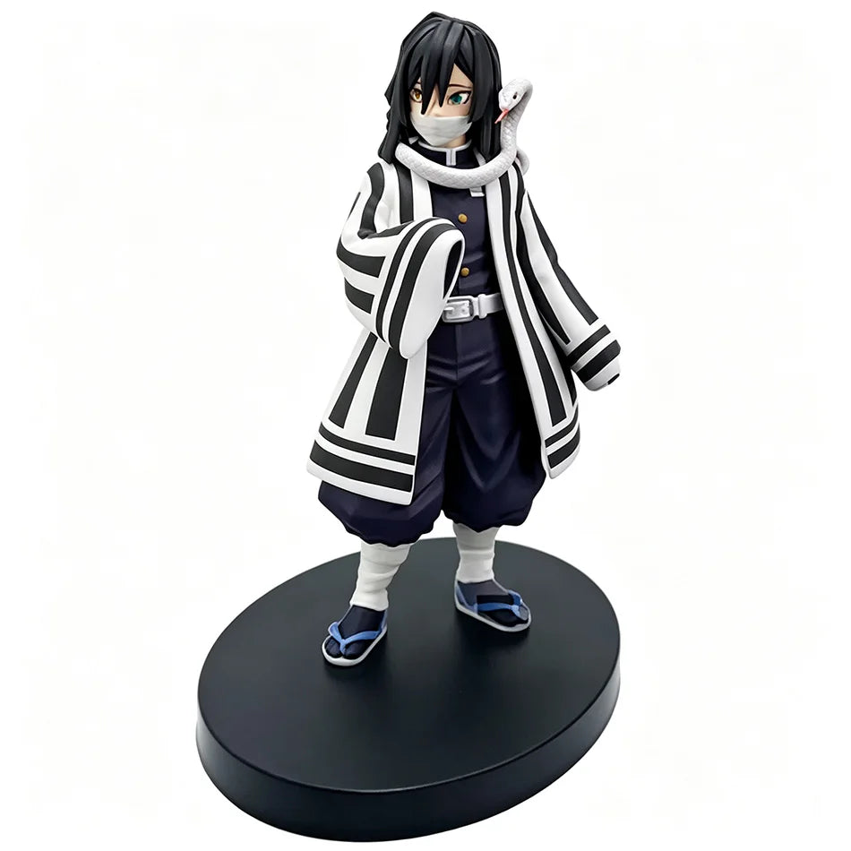 Demon Slayer Kimetsu no Yaiba Figure Kamado Tanjirou Agatsuma Zenitsu Nezuko PVC Model Toys Anime Character Warrior Figure