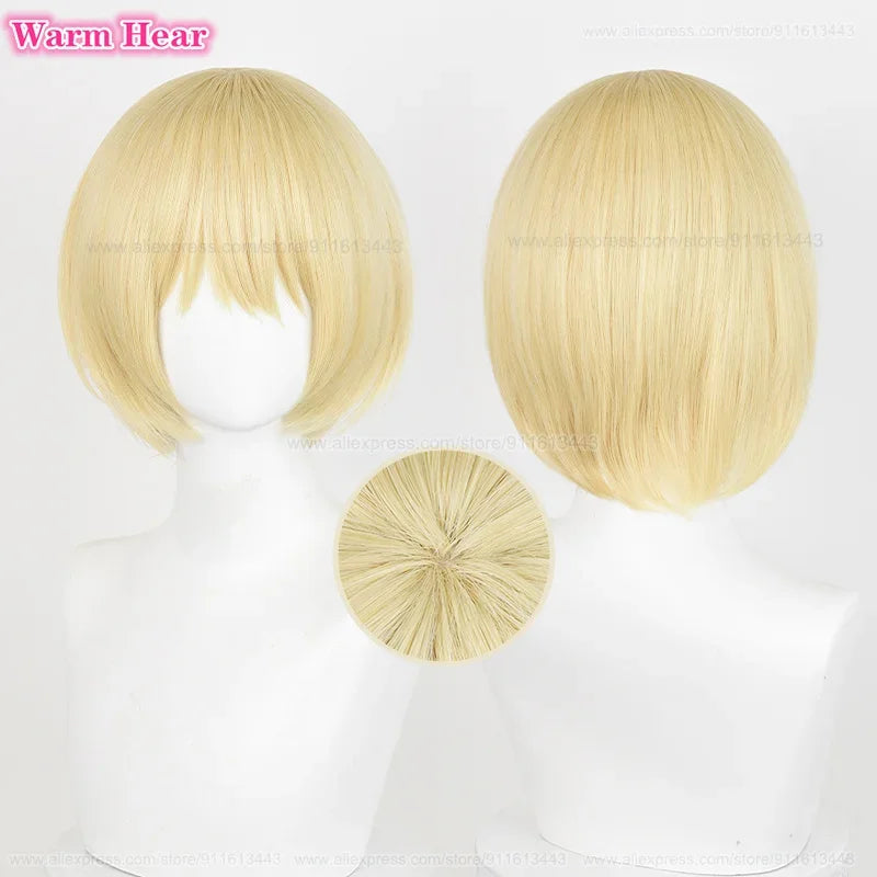 Anime Armin Arlert Annie Leonhart Hange Zoe Levi Ackerman Pieck Finger Sasha Braus Mikasa Ackerman Historia Reiss Cosplay Wigs