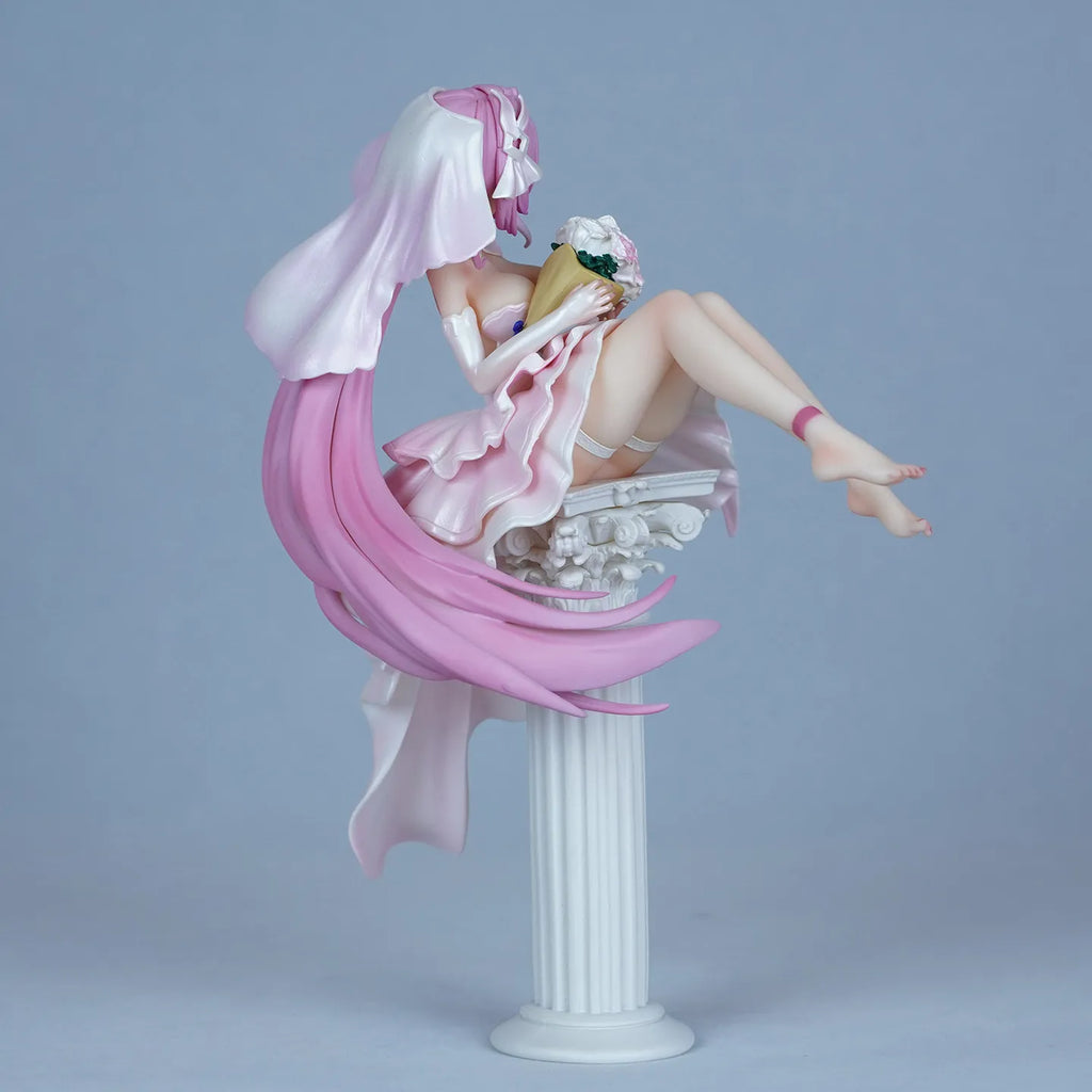 New 30cm Elysia Wedding Dress Anime Figure Pvc Model Collectible Desktop Ornamen Static model statue Surprise Gift