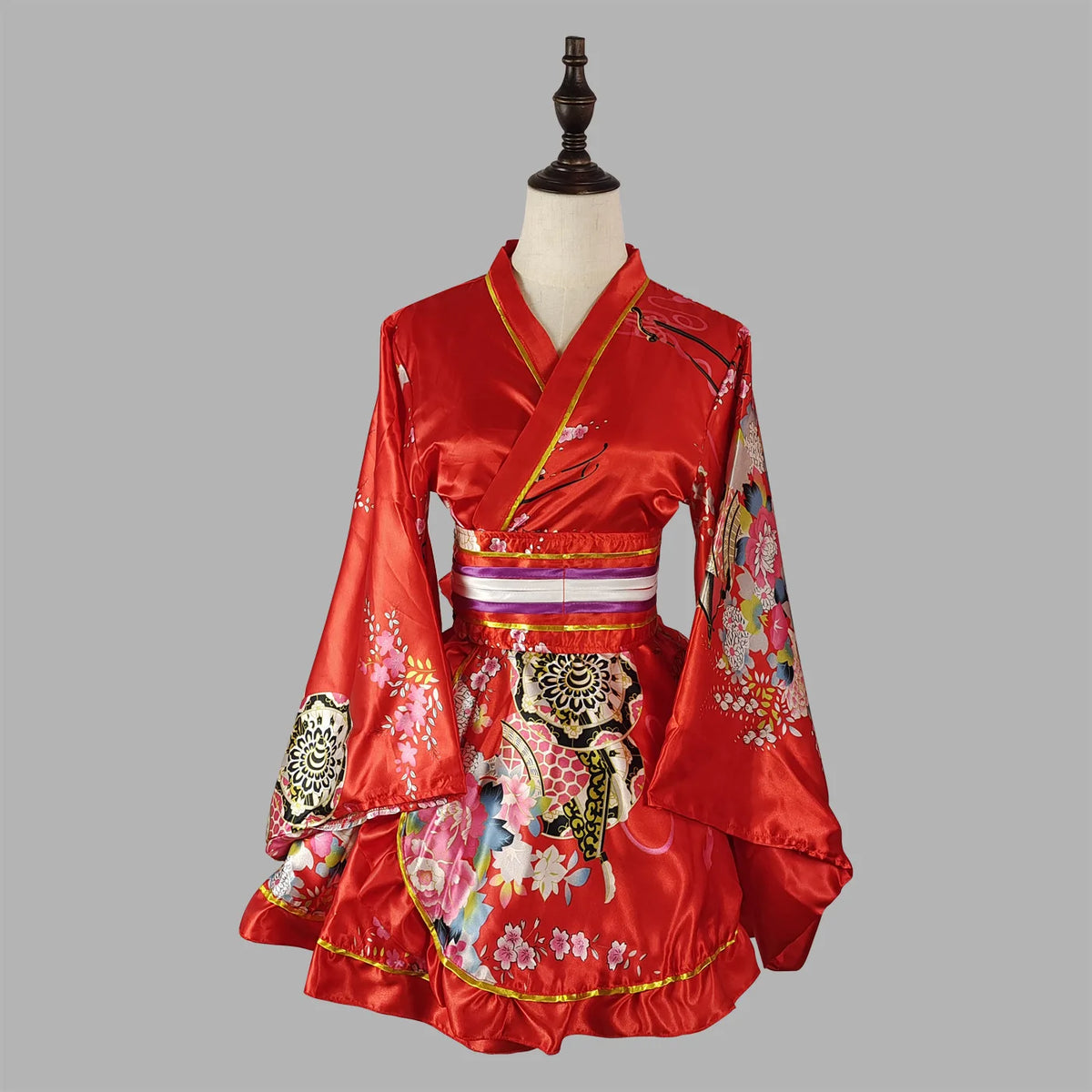Kimono traditional Japanese women's clothing Sakura Yukata Haori Japanese style Kawaii girl anime cosplay stage performance cost