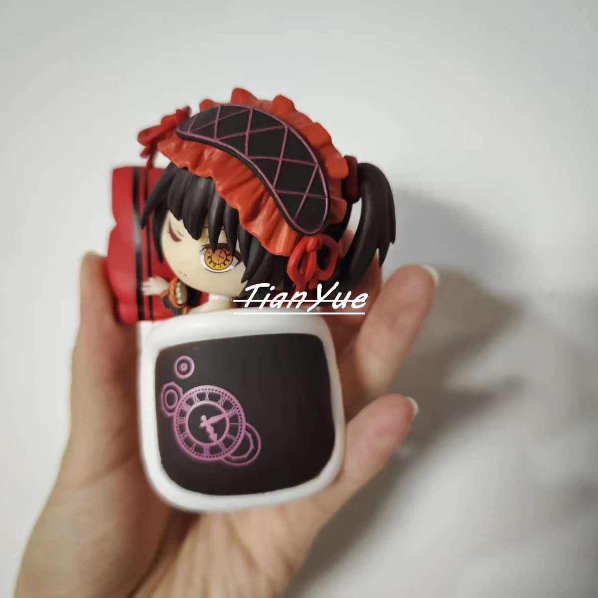 Anime DATE A LIVE Tokisaki Kurumi sleeping Cute Girl PVC Action Figure Model Doll Toys 9cm