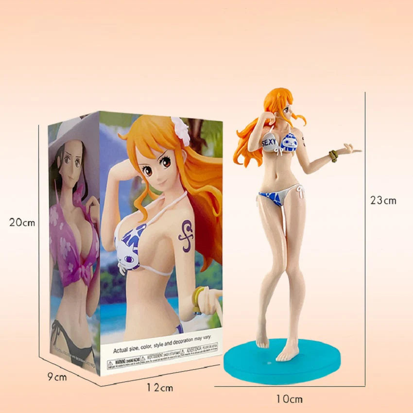 One Piece Anime Figures Nami Nico Robin Nefertari Vivi Shirahoshi PVC Action Figure Collection Model Toys for Fans Gift