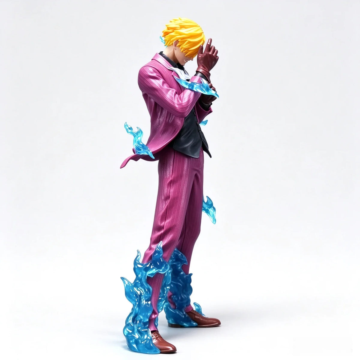 24cm/9.45in Anime ONE PIECE Figure Diable Jambe Sanji Action Figures Pvc Statue Desktop Ornamen Collection Model Toys Gifts