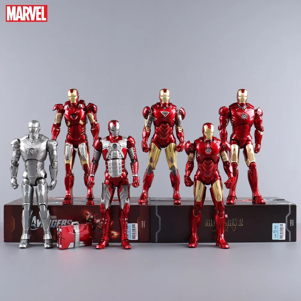 ZD Toys Marvel Studios Iron Man MK3 Action Figure MK35 MK24 MK40 MK38 Tony Stark Ironman Figure Action Collect Toy Gift