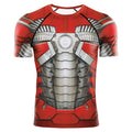[You're My Secret] Anime Superhero Cosplay Costume Long Sleeves Armor Print Compression Shirt Workout Fitness Summer Clothing