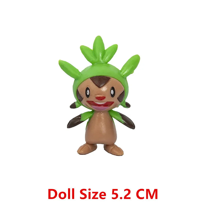 Pokemon Cartoons Anime Figure Pikachu Charmander Eevee Squirtle Cosplay Toys Model Figure Collection Dolls Birthday Gift