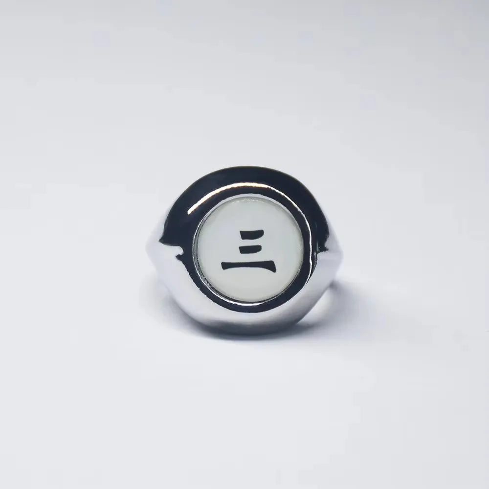 Hot Anime Ring Cosplay Akatsuki Itachi Pain Metal Finger Adult Ninja Props Accessories Cool  Jewelry Gift Adjustable Size