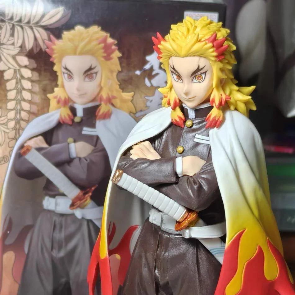 15cm Anime Demon Slayer Figure Doll Toy Nezuko Tanjirou Zenitsu Inosuke Kyoujurou Shinobu Giyuu Qposket Model Toy Kids Xmas Gif