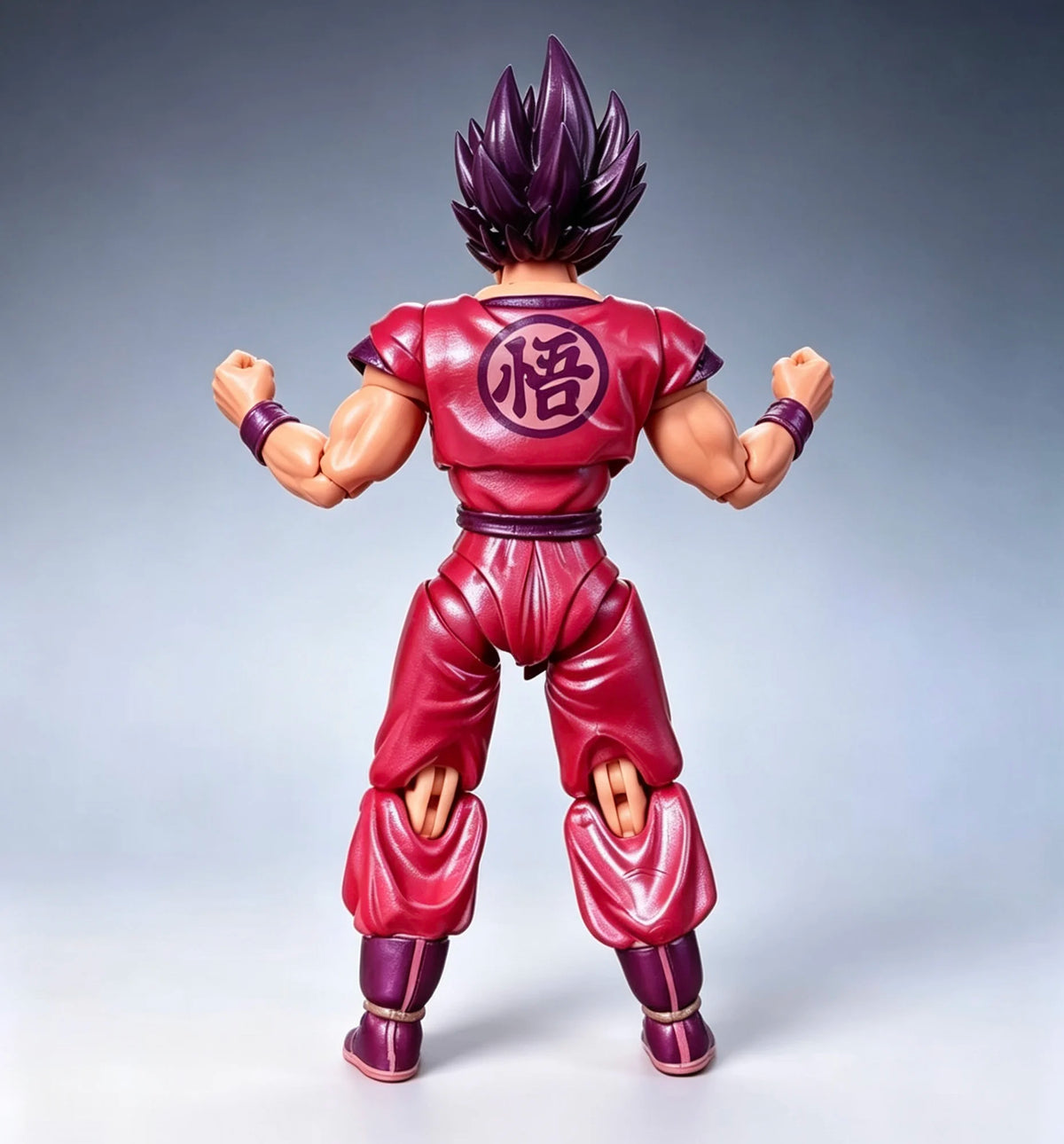 Bandai Dragon Ball Large Goku Kaioken Anime Figure - Desktop Ornament Model Boy and Fan Gift Collectible Action Figure