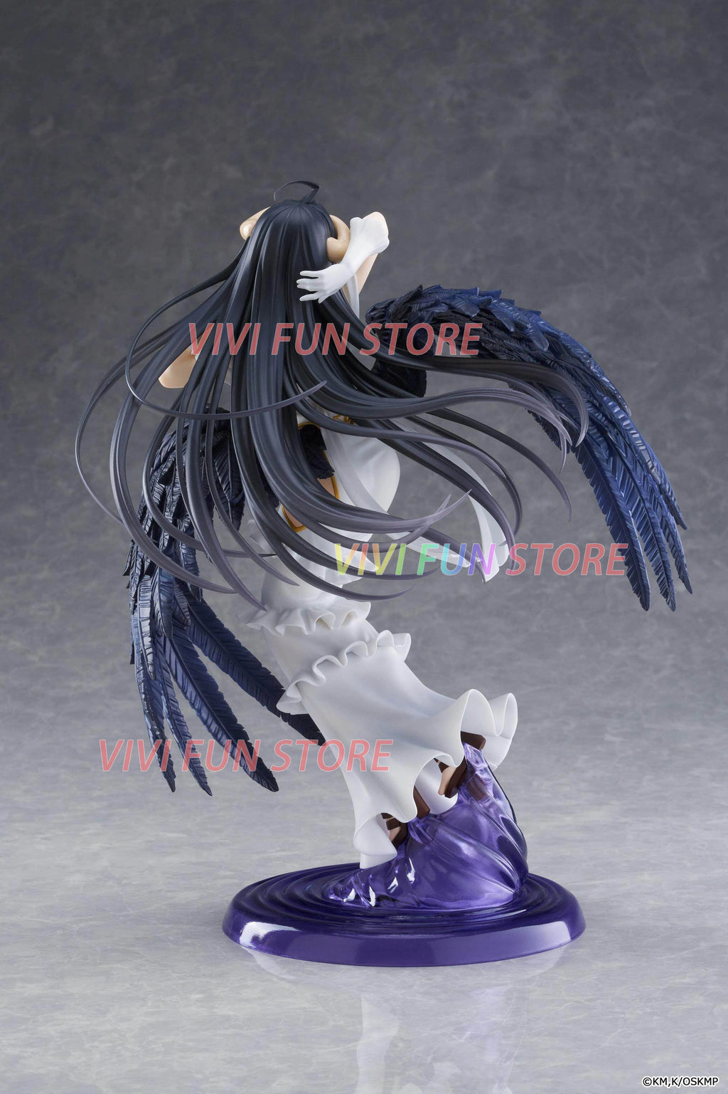 In Stock  T-most OVERLORD Albedo Pure White Devil ver.  Model Toys 29cm Beautiful girl Model Static ornaments