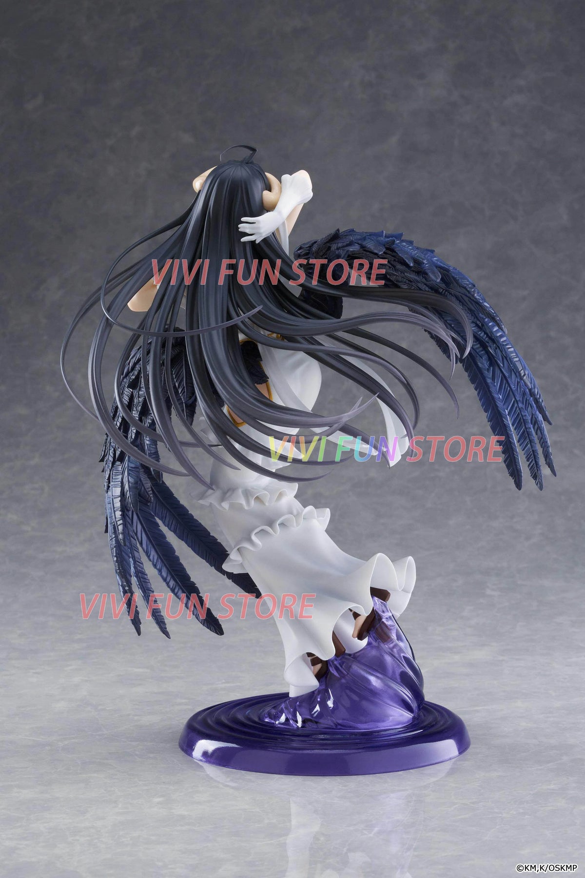 In Stock  T-most OVERLORD Albedo Pure White Devil ver.  Model Toys 29cm Beautiful girl Model Static ornaments