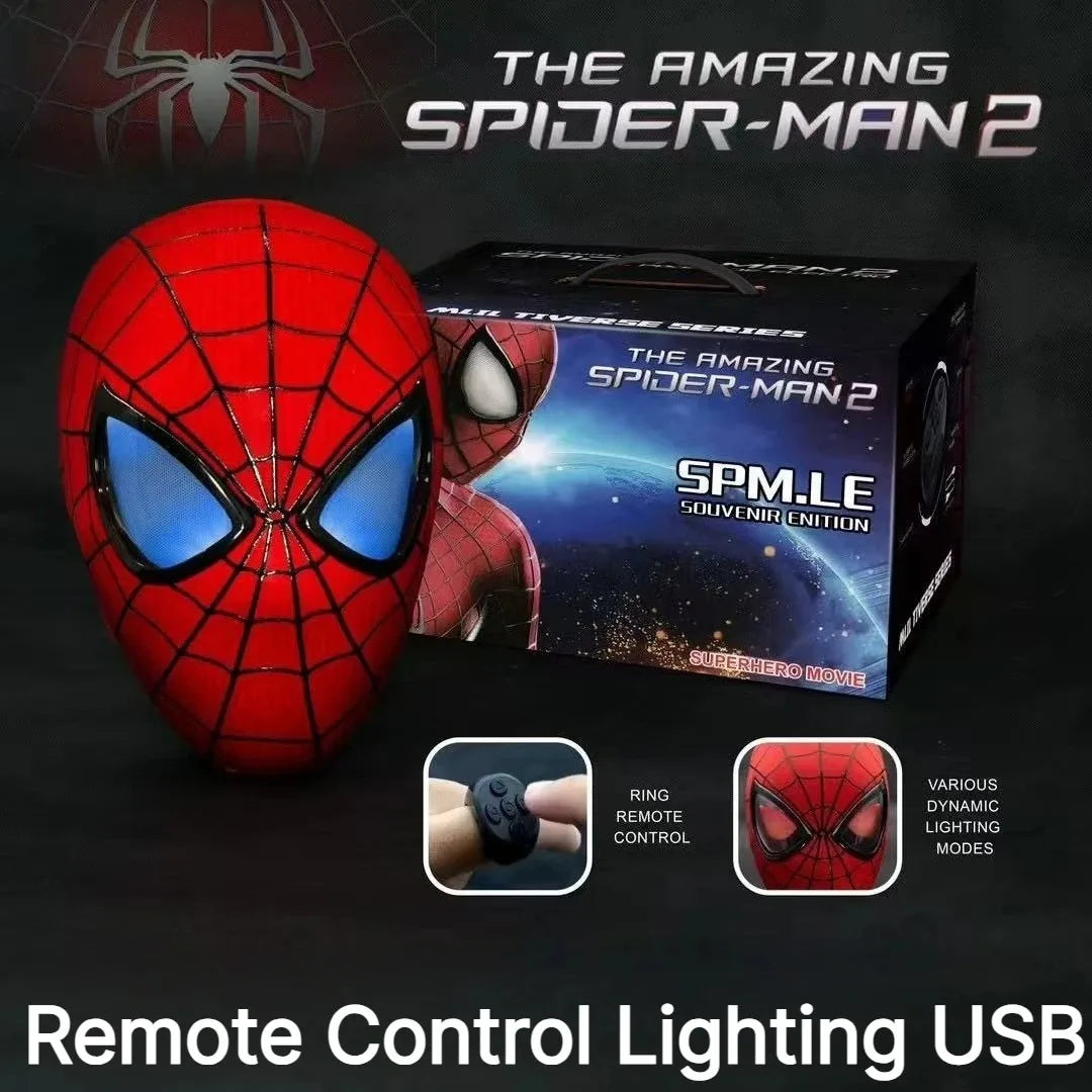 Superhero Mask/Spider-Man Helmet, Anime Character Cosplay, Full-face Mask, All-season Sun Protection, Party Gift.