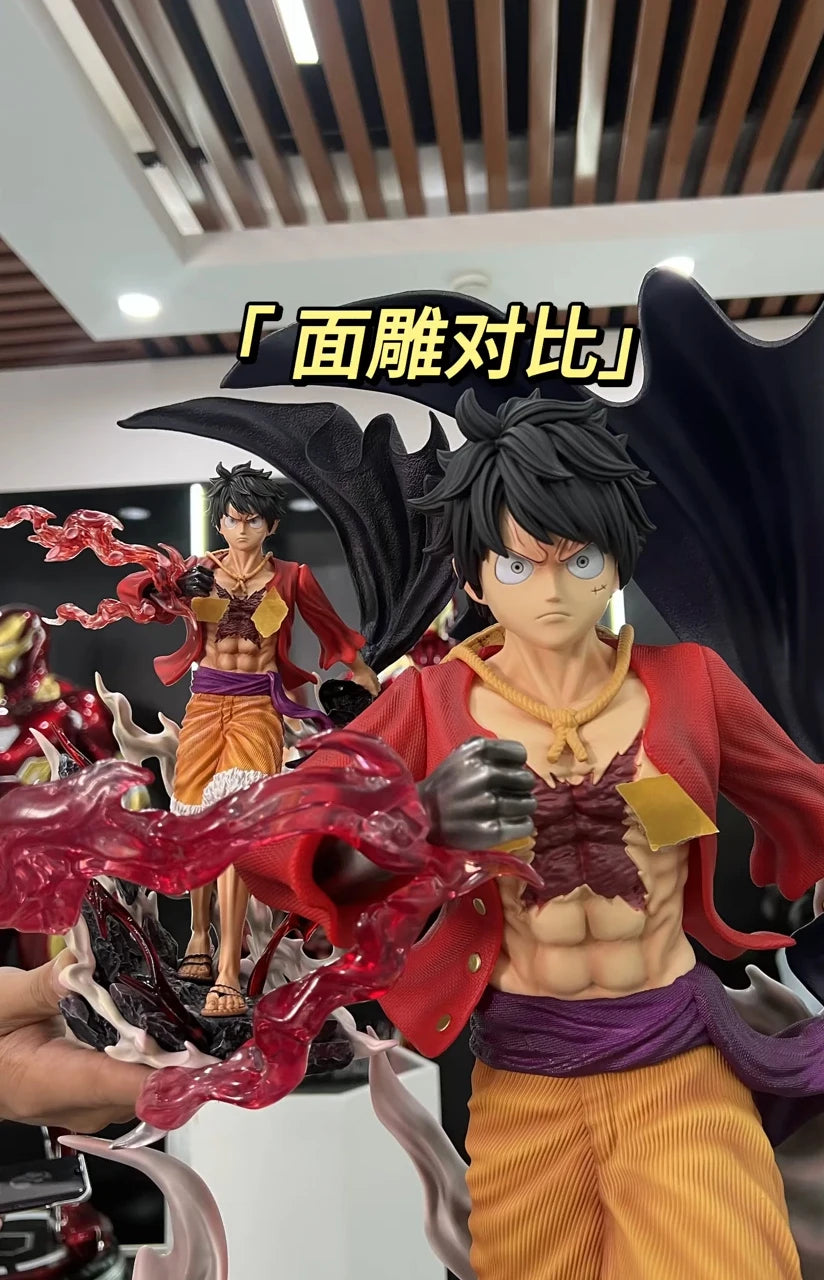 In Stock One Piece 73cm Roronoa Zoro&70cm Goose Step Luffy&70cm Dream Ace Super Large Figure Popular Anime Characters Fan Gift
