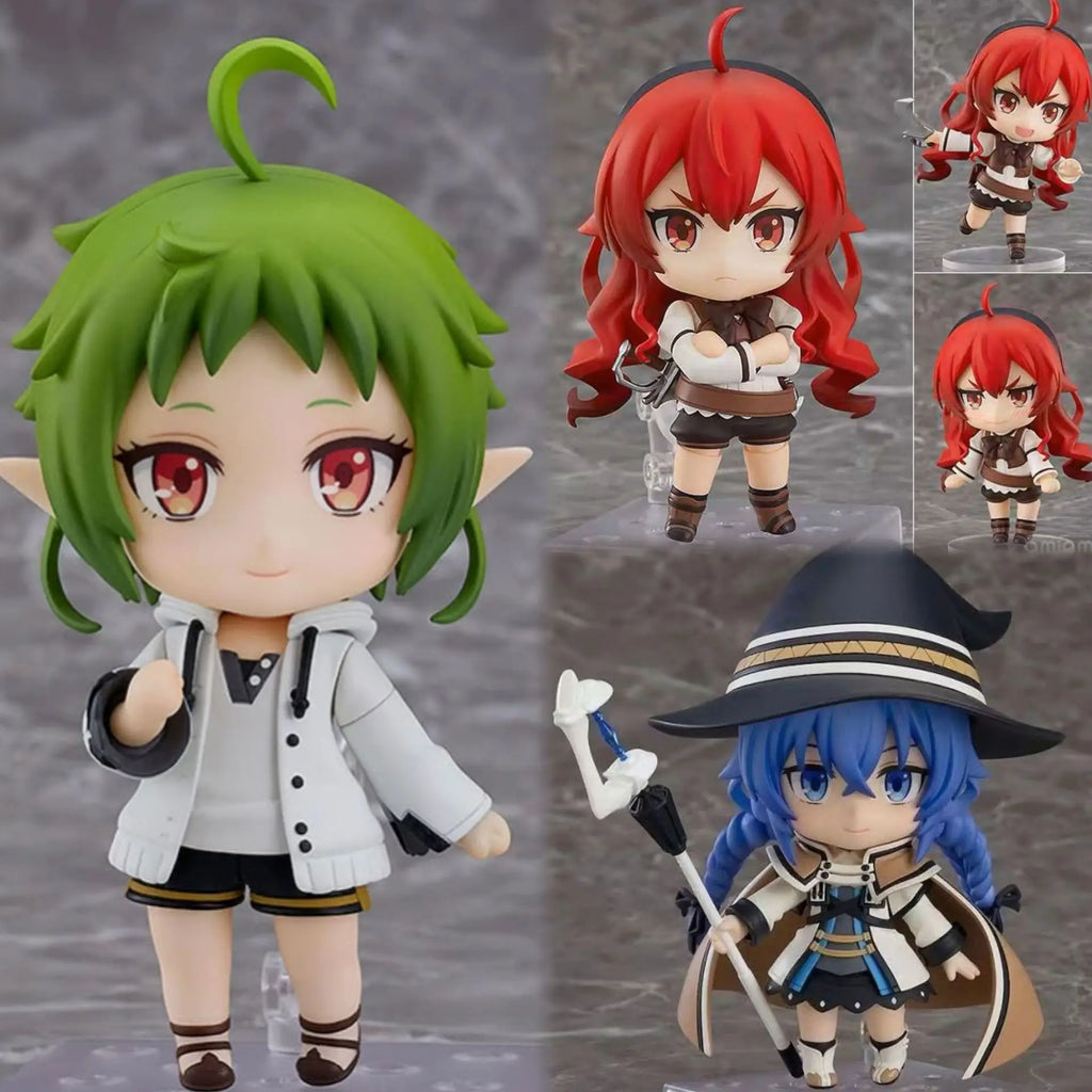 Q Version Mushoku Tensei 1567# 1749# 1787# Roxy Migurdia Dual Pack Change Face Figures Articulated Decoration Model Toy
