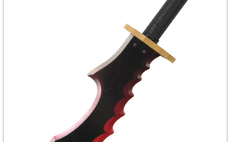 Solo Leveling Kanata Sword Mizushino Shun Anime Cosplay Prop Wooden Ninja Knife Real Size Japanese Katana Samurai Sabre Toy Gift