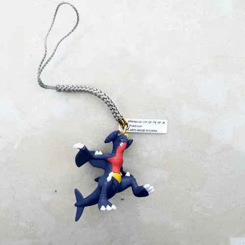 Japanese Genuine Gacha Scale Model  Rowlet Growlithe Garchomp Gardevoir Keychain Pendant Model Action Figure Toys