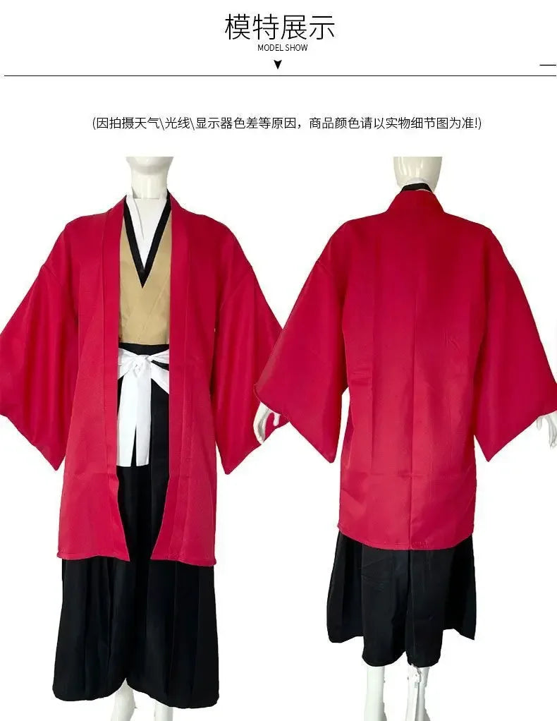 Anime Tsugikuni Yoriichi Cosplay Costume Wig Halloween Party Kimono