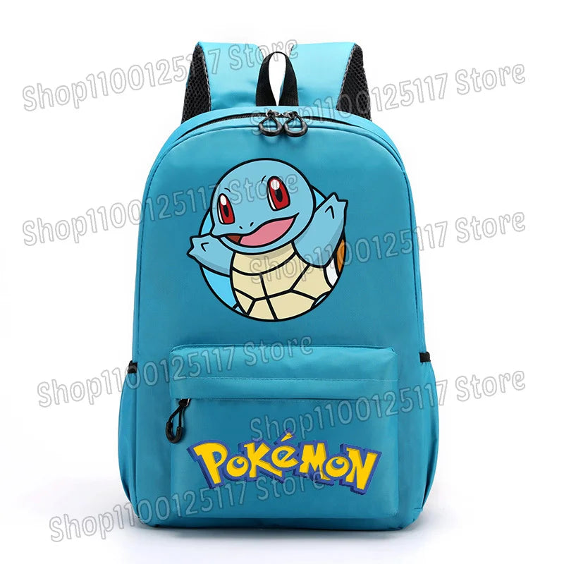 Anime Figure Backpack Printed Schoolbag Student Supplies Large Capacity Bookbag Cute Portable Colorful Knapsack Men Women Gift