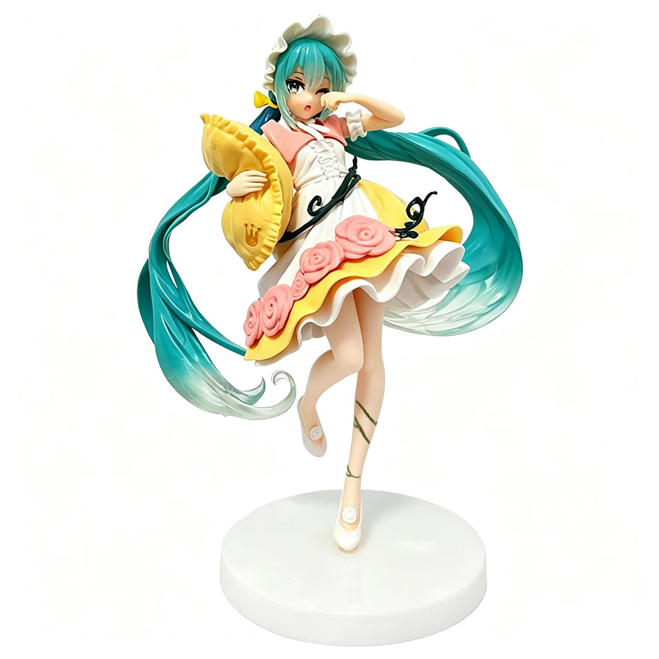Hatsune Miku Figure Bauhinia Flower Sour Berry Candy Hatsune Miku Anime Beautiful Goddess Figure Tabletop lovely Decorations Toy