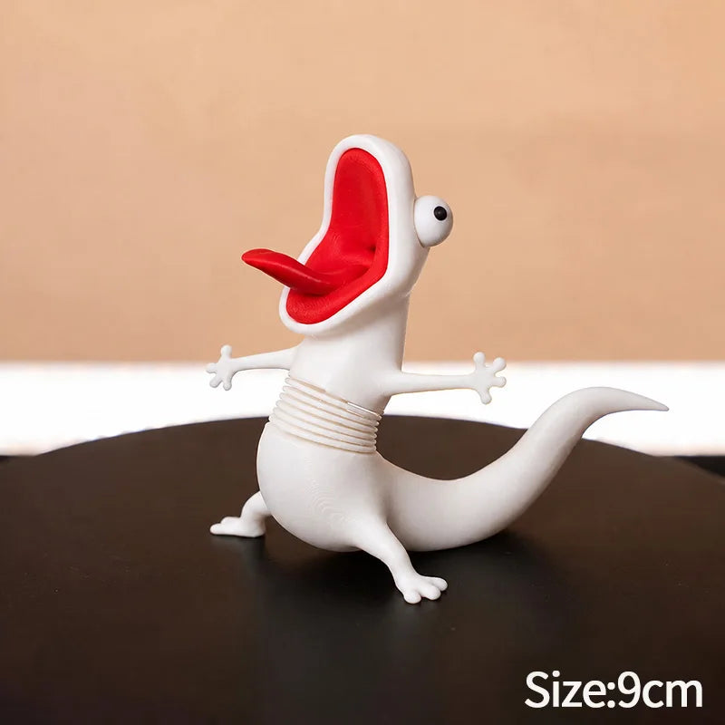 Green Lizard Hoppers Supplies Anime Figure 3D Printed Desktop Ornaments Cartoon 2D Funny Tom Keychain Backpack Pendant Charm 도마뱀