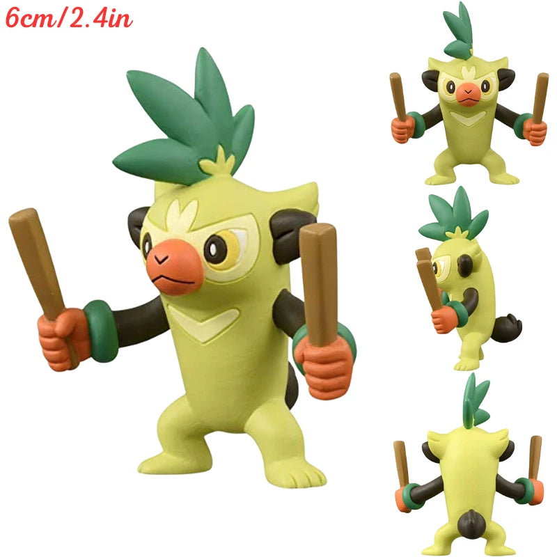 Pokemon Oringinal Psyduck Riolu Lucario Cinderace Armarouge Figure Toys Anime Tyranitar Dragapult Ceruledge Floragato Model Doll