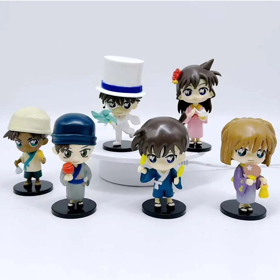 Genuine Detective Conan Gashapon Toys Kuroba Kaito Furuya Rei Akai Shuichi Matsuda Jinpei Action Figure Ornament Toys